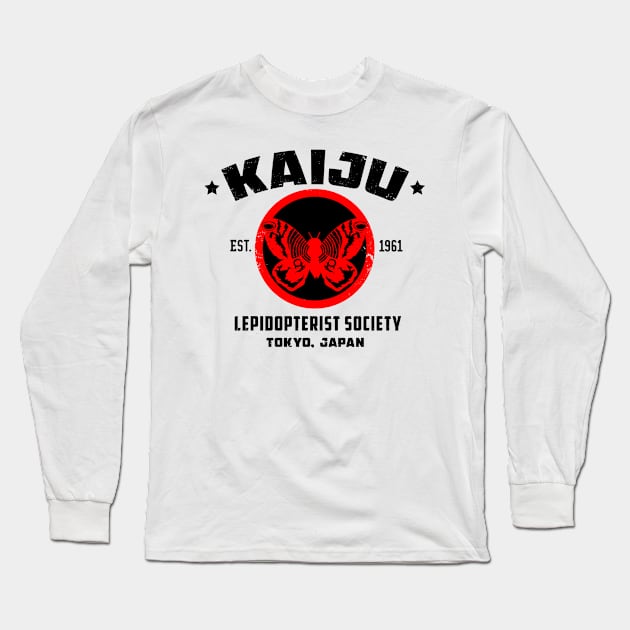 Kaiju Lepidopterist Society (Light Print) Long Sleeve T-Shirt by Nerdology